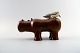 Lisa Larson for Gustavsberg. Figure. Hippopotamus. Glazed and unglazed stoneware 
/ ceramic.