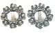 Old Earclips 
Silver
See link: 
Gamle Øreclips 
Sølv
Size 1.8 cm.
Beautiful and 
well ...