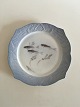 Royal 
Copenhagen Art 
Nouveau Plate 
with Fish 
Border No 85.
Measures 24cm 
/ 9 1/2".