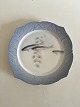 Royal 
Copenhagen Art 
Nouveau Plate 
with Fish 
Border No 39.
Measures 24cm 
/ 9 1/2".