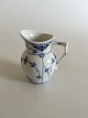 Royal Copenhagen Blue Fluted Half Lace Creamer No. 522