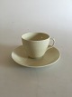 Royal 
Copenhagen 
Josephine Creme 
Curved Coffee 
Cup and Saucer. 
Cup measures 
6.5 x 8 cm (2 
9/16" ...