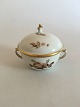 Royal 
Copenhagen 
Brown Rose 
Sugar Bowl No 
9178. Measures 
without lid 5 x 
9.5 cm (1 
31/32" x 3 ...