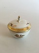 Royal 
Copenhagen 
Golden Basket 
Sugar Bowl No 
9250. Measures 
without lid 4.5 
x 8.5 cm (1 
49/64" x ...