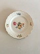 Royal 
Copenhagen 
Trelleborg Cake 
Plate No 1626. 
15.5 cm. White 
with flower 
motif. (6 
7/64")