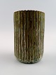 Arne Bang. Ceramic Vase, fluted design.
