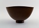 Berndt Friberg (1899-1981), Gustavsberg Studio hand.
Bowl, glaze in shades of brown.