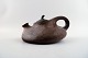 Gutte Eriksen, own workshop, tea pot in ceramics. Japanisme.

