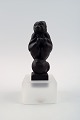 Black mourning capuchin monkey, Royal Copenhagen figurine of monkey on base.
Artist: Pia Langelund.