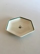 Royal 
Copenhagen 
Fuglsang 
Angular Dish No 
9784. 17 cm.