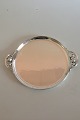 Georg Jensen Sterling Silver Blossom Round Tray with handles No 2AB