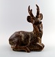 Royal Copenhagen figurine no. 20507, Royal Copenhagen stoneware figurine.
Red deer.