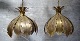 Svend Aage Holm Sorensen: A pair of pendants "The onion" of laser cut brass.