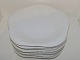 Royal Copenhagen White Triton (White Conch), large dinner plate.Designed by Arje Griegst in ...