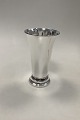 Georg Jensen 
Sterling Silver 
Vase No 469B 
with Pierced 
Pattern 
designed by 
Harald Nielsen. 
17.5 ...