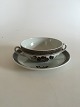 Royal 
Copenhagen 
Brown 
Tranquebar 
Bouillon Cup 
and Saucer No 
1533. Cup 
measures 12.5 
cm dia. (4 ...