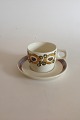 Royal 
Copenhagen 
Aluminia 
Nucella Coffee 
Cup No 3465.
The kop 
measures 8,2cm 
dia / 3 1/5".