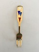 Anton Michelsen 
Christmas Fork 
1954 Gilded 
Sterling Silver 
with Enamel
Architect 
Søren Sass has 
...