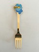 Anton Michelsen 
Christmas Fork 
1975 Gilded 
Sterling Silver 
with Enamel.
Multi-artist 
Per ...