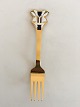 A. Michelsen 
Christmas Fork 
1991 In Gilded 
Sterling Silver 
with Enamel