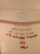 Greenland 
collar of 
pearls.
20th century
Length .: 34.5 
cm.
Band width: 4 
cm.
strings of ...