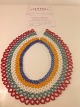 Greenland 
collar of 
pearls.
20th century
Length .: 36 
cm.
Band width: 5 
...