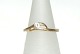 Gold ring with 
white stones 14 
Karat
Stamp: 585, LC
Size: 57 / 
18.14 mm.
None or almost 
...