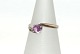 Gold ring with 
amethyst, 8 
Karat
Stamp: GIFA
Size: 54 / 
17.19 mm.
None or almost 
none ...