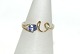 Unique Gold 
ring with 
Bluish stones 
18 Carat
Stamp: 18K
Size: 57 / 
18.14 mm.
None or ...