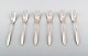 Swallow sterling silver 925 cutlery Swallow silverware.
6 Pastry forks.