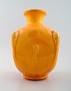 Kähler, Denmark, glazed ceramic vase, 1930s.
Designed by Svend Hammershoi.