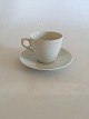 Royal 
Copenhagen 
White Half 
Laced Coffee 
Cup and Saucer. 
Cup measures 
7.5 x 6.5 cm. 
In good ...