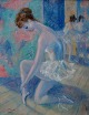 E. Strada, Paris, unknown artist. Approximately 1960s.
Ballerina.