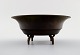 Rare Just Andersen Art Deco bronze bowl on four feet.
Denmark 1930 / 40 s.