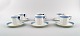 6 sets of Royal Copenhagen Blue Fan pattern
Coffee cup and saucer no. 11548.