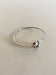 Hans Hansen 
Sterling Silver 
Bangle Bracelet 
No 207. The 
armring is 
expandable at 
the top, so it 
...