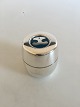 Georg Jensen 
Sterling Silver 
Henning Koppel 
Lidded Box 
ornamented with 
enamel. 
Measures 8.5 x 
8 ...