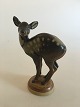 Bing and 
Grøndahl 
Stoneware 
Figurine of 
Deer on Base 
No. 1929. 
Designed by 
Niels ...