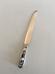 Georg Jensen Sterling Silver Blossom Cake Knife all silver No 84