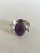 Georg Jensen 
Sterling Silver 
Torun Armring 
with Amethyst 
...