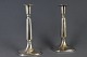 Silver 
candlesticks, 
Sterling, 
Sweden, h: 17 
cm
