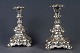 Candlesticks, 
Silver Plate, 
h: 18 cm