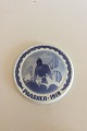 Bing & Grondahl 
Easter Plate 
from 1919.
Measures 
18,8cm / 7 
2/5".