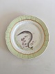Royal 
Copenhagen 
Green Fish 
Plate No 
919/1710 with 
Belone Vulgaris 
. 25 cm (9 
27/32")