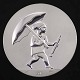 Georg Jensen 
Silver Medal 
Coin - H.C. 
Andersen "Mr. 
Sandman"
Designed by 
Arno Malinowski 
...