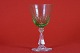 White wine 
glass with 
crystal 
grinding and 
air column in 
the stem. 
Crystal, 
Belgium ?, h: 
13 cm, ...