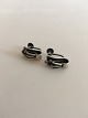 Hans Hansen 
Sterling Silver 
Earrings. 
Measures  1.5 
cm / 0 19/32 
in. Combined 
weight 6 g / 
0.20 oz.