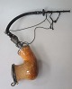 Antique Danish 
merskums pipe. 
19th century. 
Cover of 
silver. 
Stamped. 
Unclear stamps. 
L .: 62 ...