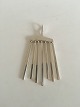 Hans Hansen 
Sterling Silver 
Pendant. 
Measures 11 cm 
x 4.5 cm / 4 
21/64 in. x  1 
49/64 in. 
Weighs ...