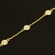 Bernhard Hertz 
Gilded Sterling 
Silver and 
white Enamel 
Bracelet - 
Marguerit / 
Daisy
Stamped BH ...
